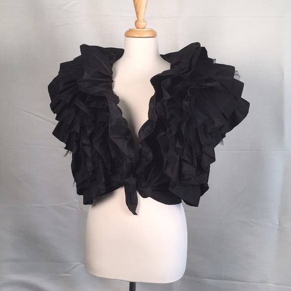 One of a Kind Silk Taffeta Blouse by Tutto Mio
